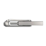Sandisk Ultra Dual Drive Luxe 128GB USB-C / USB-A Dual Flash Drive with 400 MB/s Read Speed (Silver)