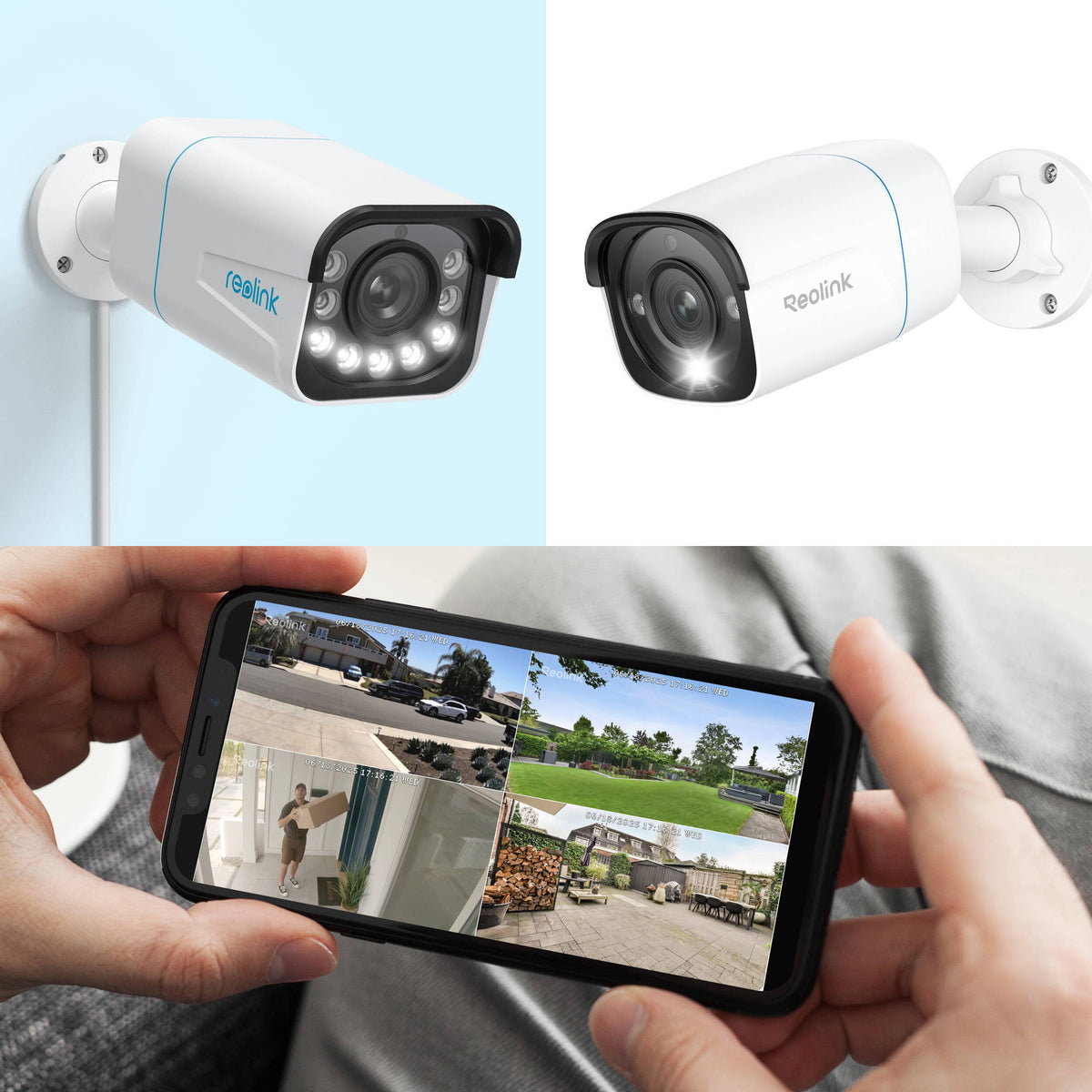Reolink NVS8-8MB2AFB2 8-Channel 4K UHD Security System with 2TB NVR and 4 x 8MP Bullet Cameras