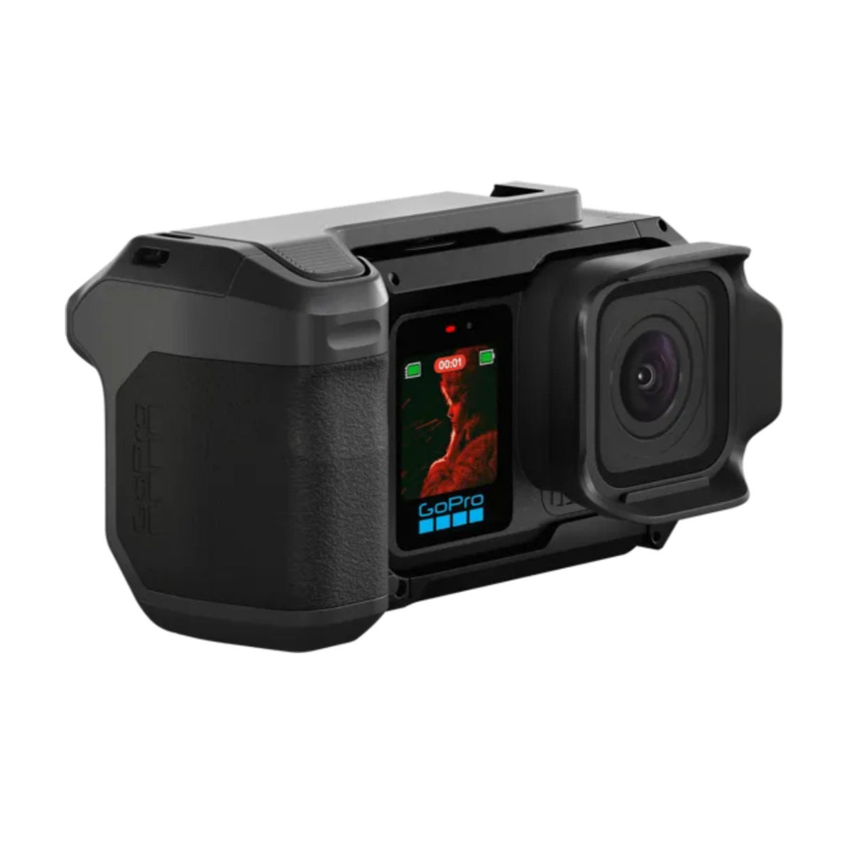 GoPro Point-and-Shoot Grip for Mission 1 Series Action Cameras with Ergonomic Metal Frame and Grip
