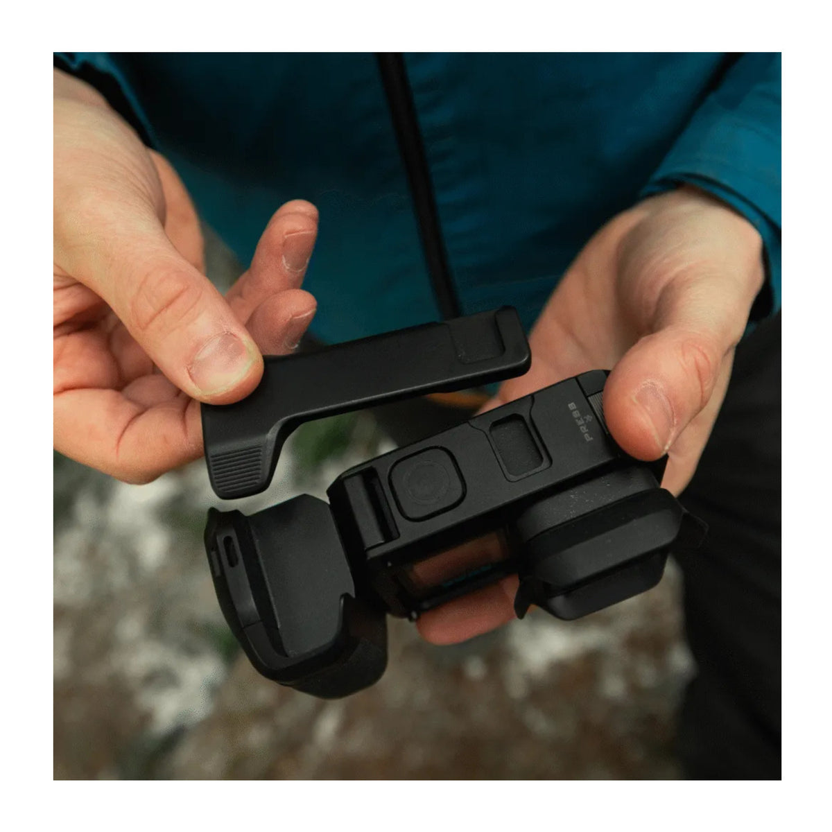 GoPro Point-and-Shoot Grip for Mission 1 Series Action Cameras with Ergonomic Metal Frame and Grip