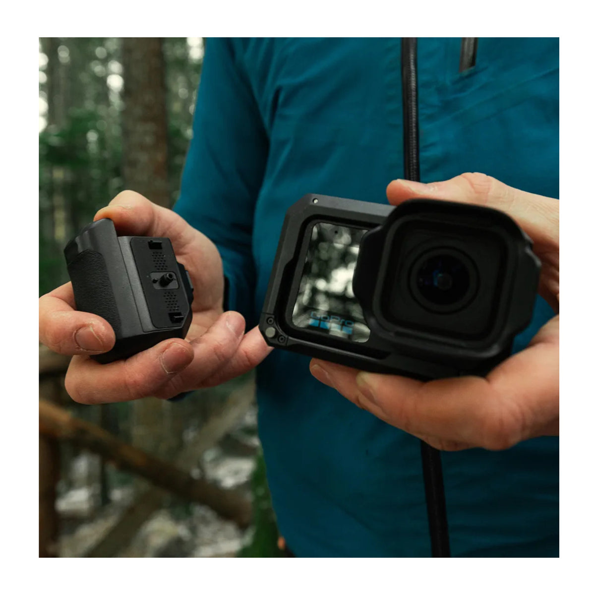 GoPro Point-and-Shoot Grip for Mission 1 Series Action Cameras with Ergonomic Metal Frame and Grip