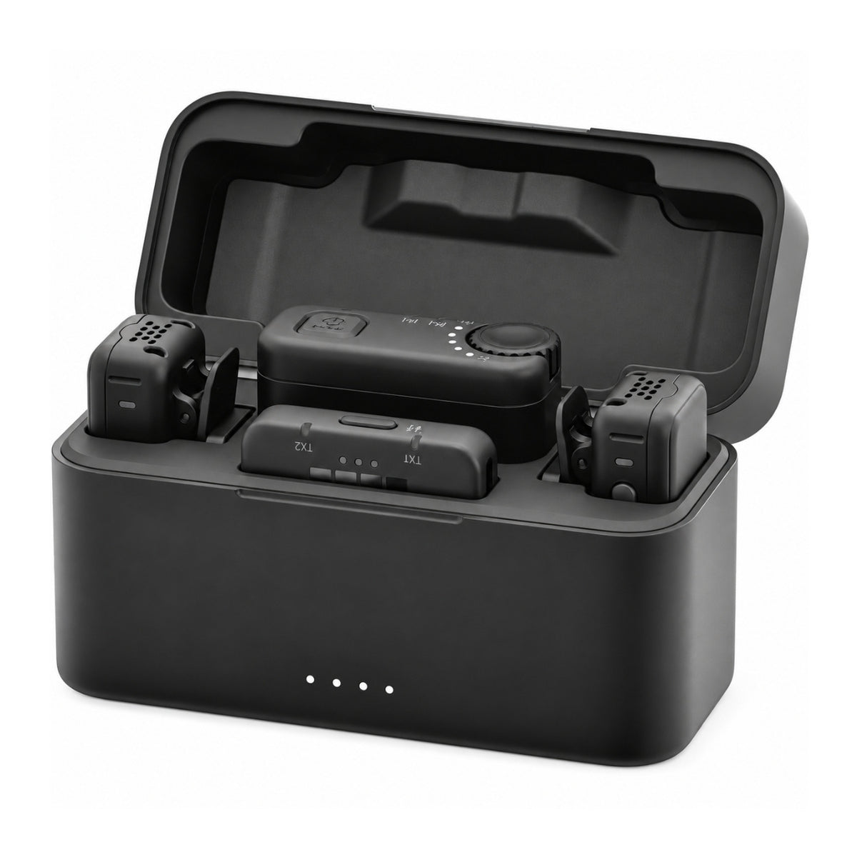 GoPro Two Person Wireless Mic Complete Kit with 2 Transmitters, Dual Receivers and Charging Case