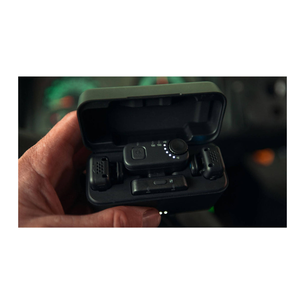 GoPro Two Person Wireless Mic Complete Kit with 2 Transmitters, Dual Receivers and Charging Case