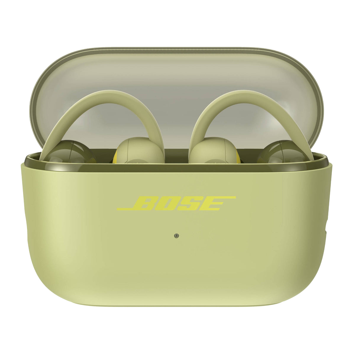Bose Sport Open Earbuds (Eucalyptus Green) with Fast Wireless Charging Pad Bundle