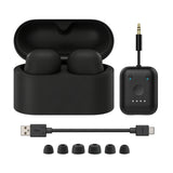 Sony WF-1000XM6 Wireless Noise-Cancelling Earbuds with In-Flight / Airline Audio Adapter (Black)