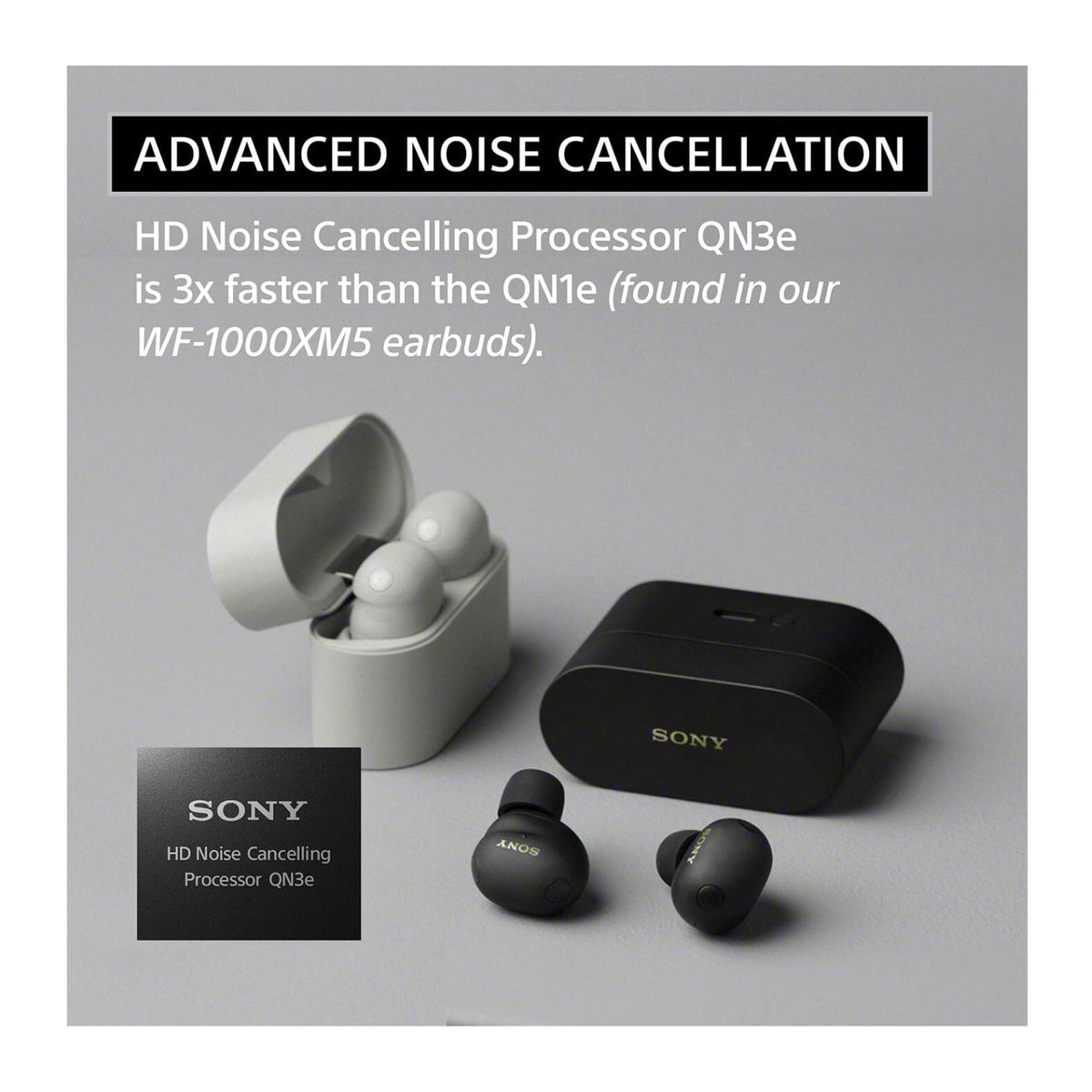 Sony WF-1000XM6 Wireless Noise-Cancelling Earbuds with In-Flight / Airline Audio Adapter (Black)
