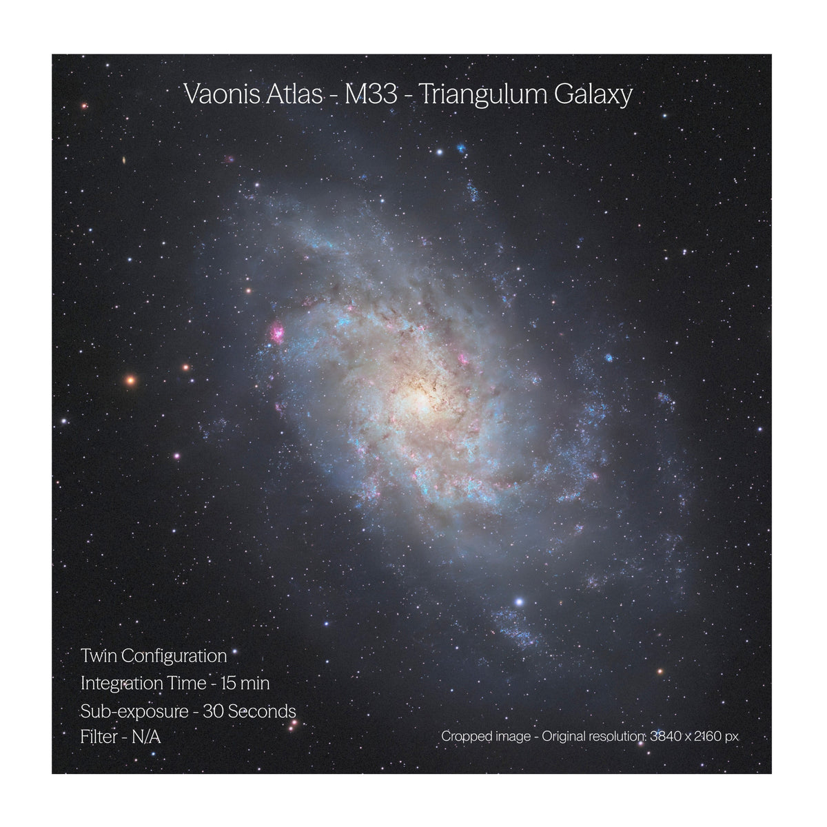 Vaonis Atlas 80mm f/4.5 Apochromatic Smart Telescope with Sony IMX585 Sensor (2 Imaging Modules)