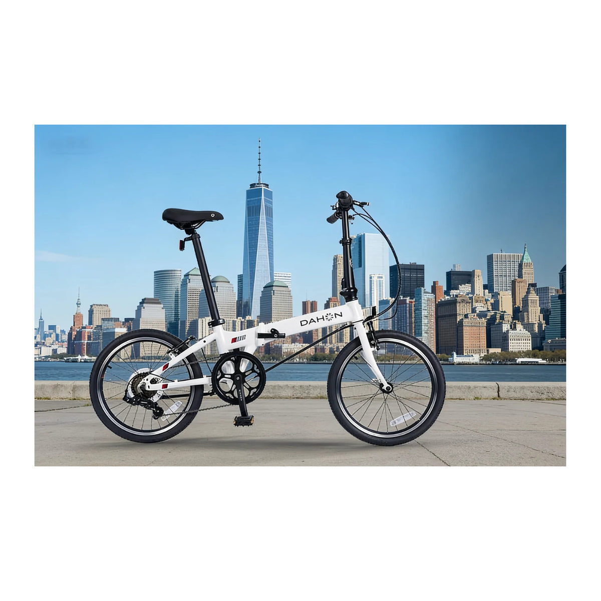 Dahon HIT D7 Folding Bike (Cloud White)