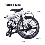 Dahon HIT D7 Folding Bike (Cloud White)