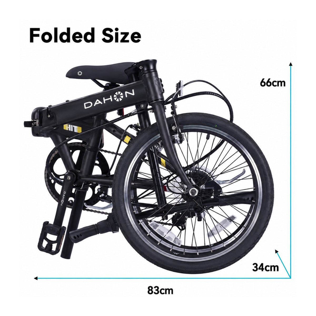 Dahon HIT D7 Folding Bike (Obsidian Black)