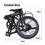 Dahon HIT D7 Folding Bike (Obsidian Black)
