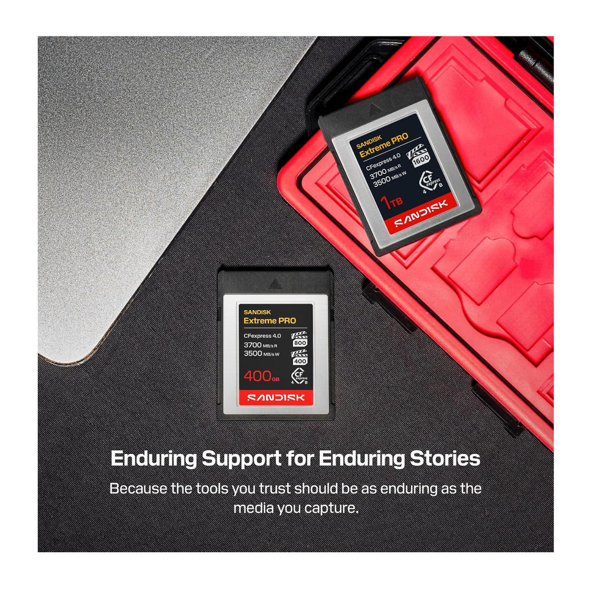 SanDisk Extreme PRO 1TB CFexpress 4.0 Type-B Card with 3700MB/s Read and 3500MB/s Write Speeds