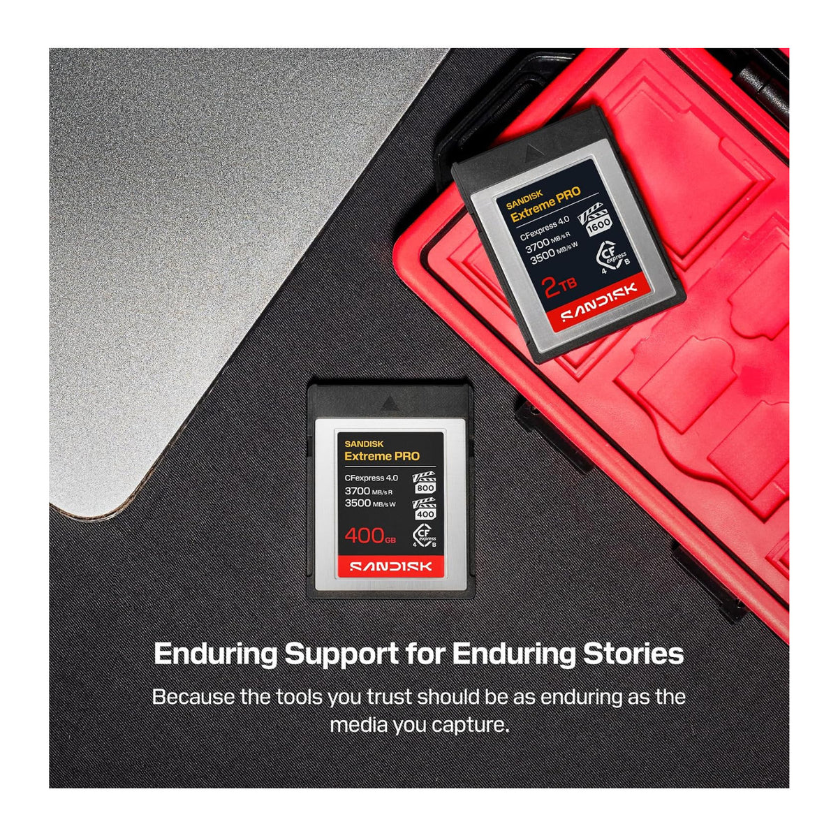 SanDisk Extreme PRO 2TB CFexpress 4.0 Type-B Card with 3700MB/s Read and 3500MB/s Write Speeds