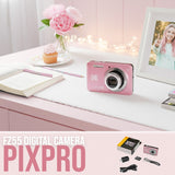 Kodak PixPro Friendly Zoom FZ55 16MP 1080p Digital Camera (Pastel Pink) with Compact Case Bundle