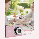 Kodak PixPro Friendly Zoom FZ55 16MP 1080p Digital Camera (Pastel Pink) with 32GB Memory Card
