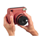 Fujifilm instax Square 2 Compact Instant Camera with Built-in Selfie Mirror (Brick Red)
