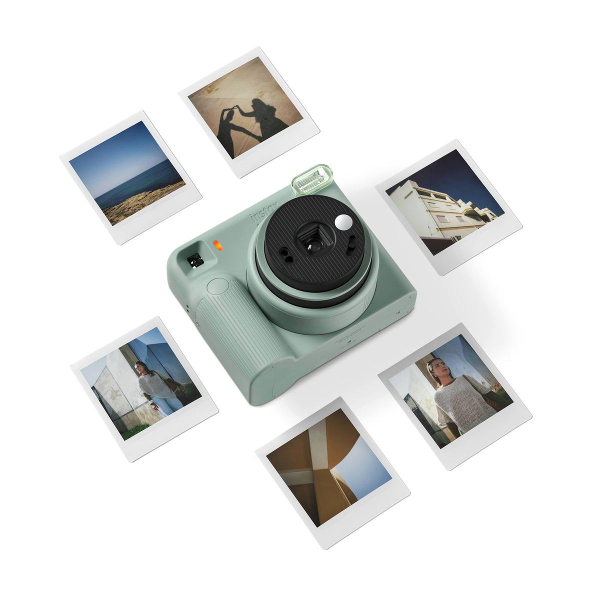 Fujifilm instax Square 2 Compact Instant Camera with Built-in Selfie Mirror (Slate Blue)