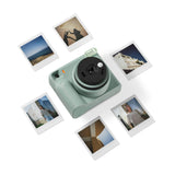Fujifilm instax Square 2 Compact Instant Camera with Built-in Selfie Mirror (Slate Blue)