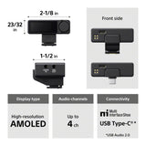 Sony ECM-W5R Wireless Microphone Receiver with AMOLED Display (Black)
