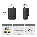 Sony ECM-W5T Wireless Audio Transmitter with Standalone Recording