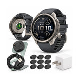 Garmin fenix 9 Pro 47mm AMOLED inReach GPS Smartwatch (Titanium/Black) with Accessories Bundle