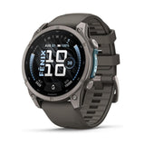 Garmin fenix 9 AMOLED GPS 47mm Smartwatch (Titanium/Pebble Gray) with Accessories Bundle