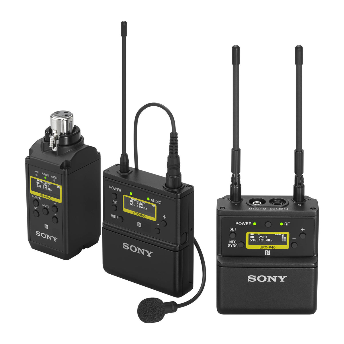 Sony UWP-D26/25 Wireless Combo Microphone System with 536-607 MHz Range and High-quality Sound