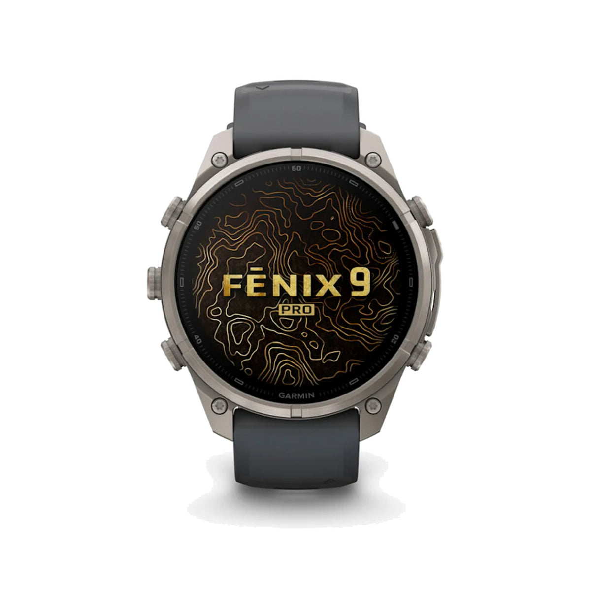 Garmin fenix 9 Pro 47mm AMOLED inReach GPS Smartwatch (Titanium/Black) Bundle with Case & Accessory