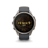Garmin fenix 9 Pro 47mm AMOLED inReach GPS Smartwatch (Titanium/Black) Bundle with Case & Accessory