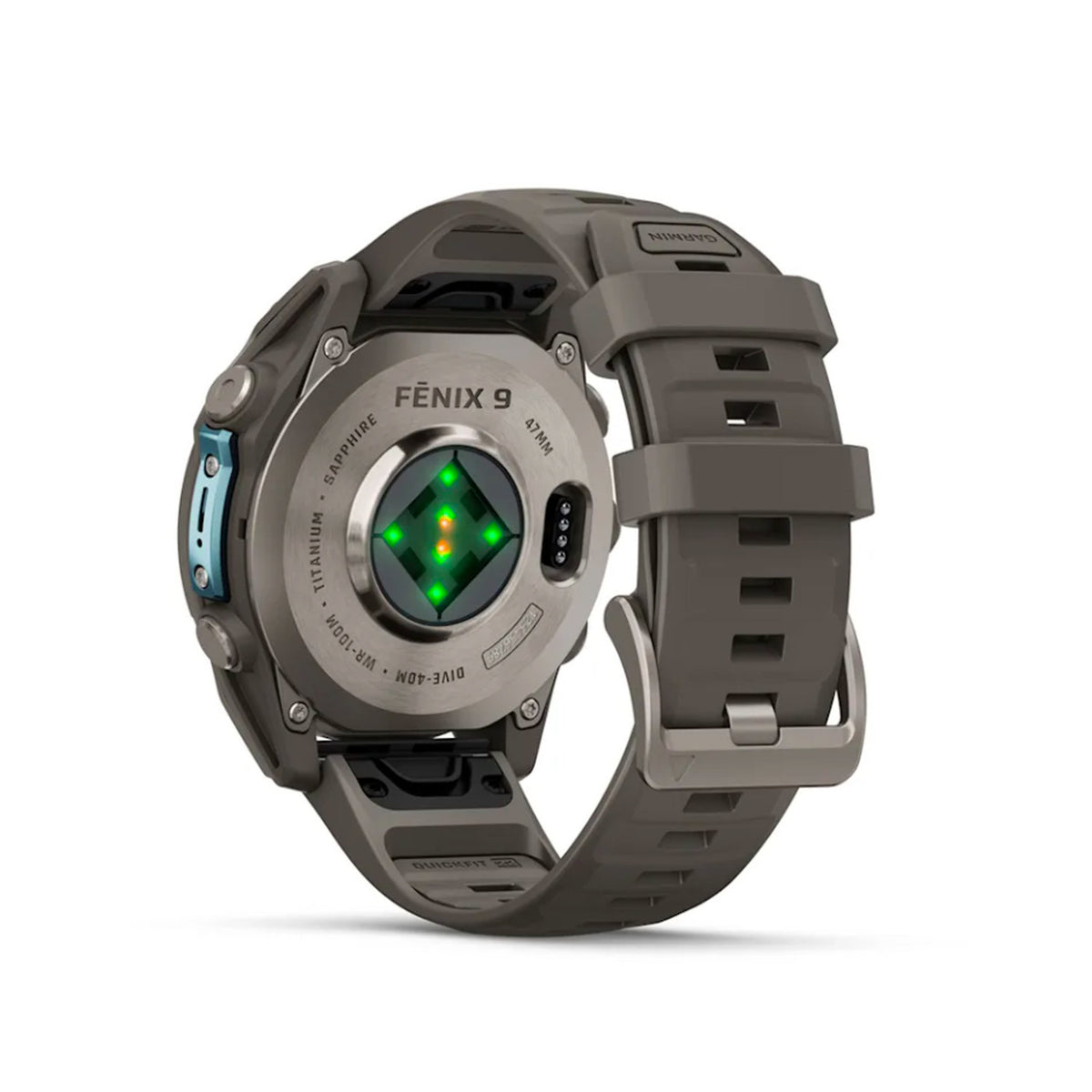 Garmin fenix 9 AMOLED GPS 47mm Smartwatch (Titanium/Pebble Gray) with Case and Accessory Bundle
