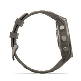 Garmin fenix 9 AMOLED GPS 47mm Smartwatch (Titanium/Pebble Gray) with Case and Accessory Bundle