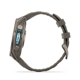 Garmin fenix 9 AMOLED GPS 47mm Smartwatch (Titanium/Pebble Gray) with Case and Accessory Bundle