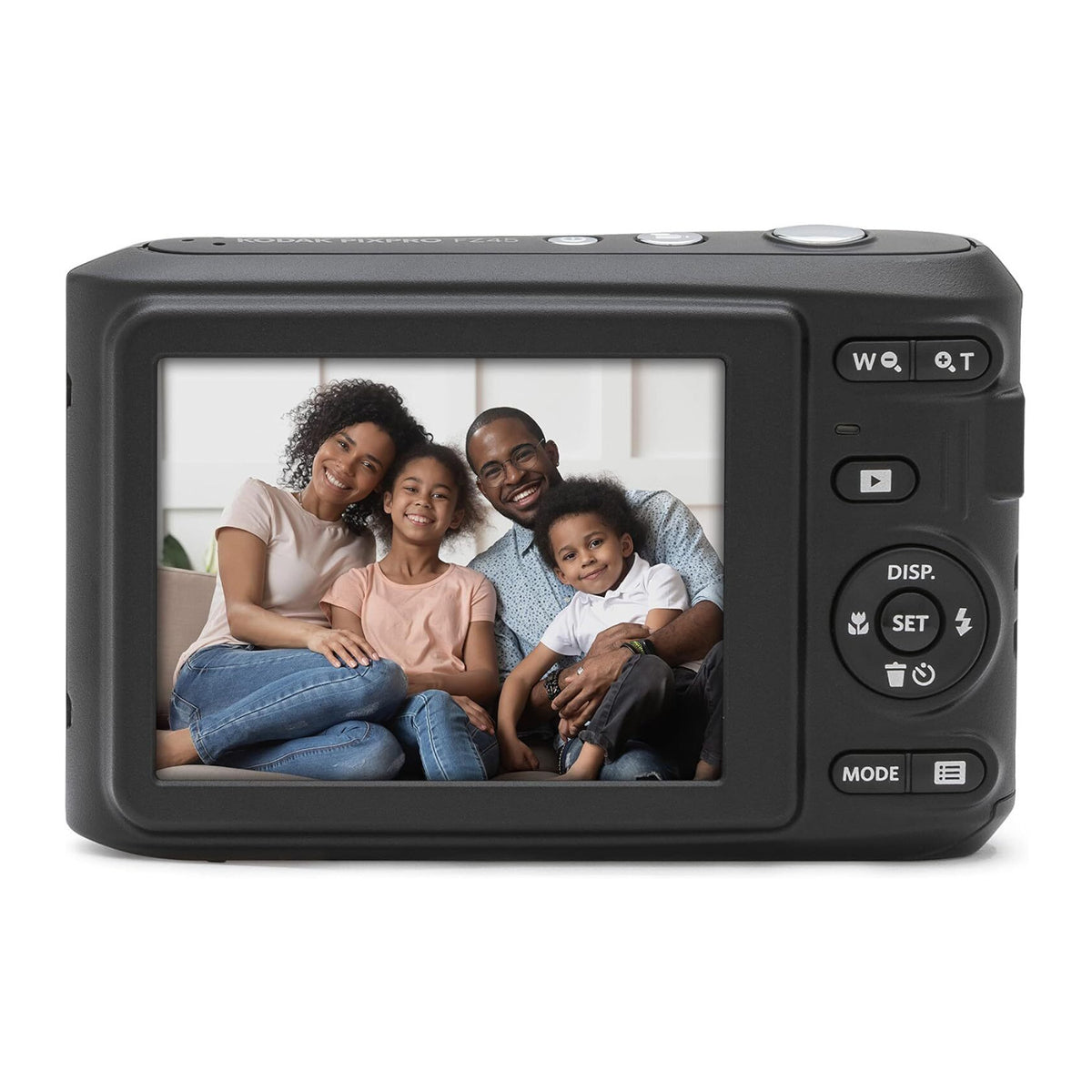 Kodak PixPro FZ45 Friendly Zoom 16MP 1080p Digital Camera (Black) with Clear Silicone Case Bundle