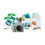 Fujifilm instax Square 2 Instant Camera with Two Twin Film Packs and Accessory Kit (Slate Blue)