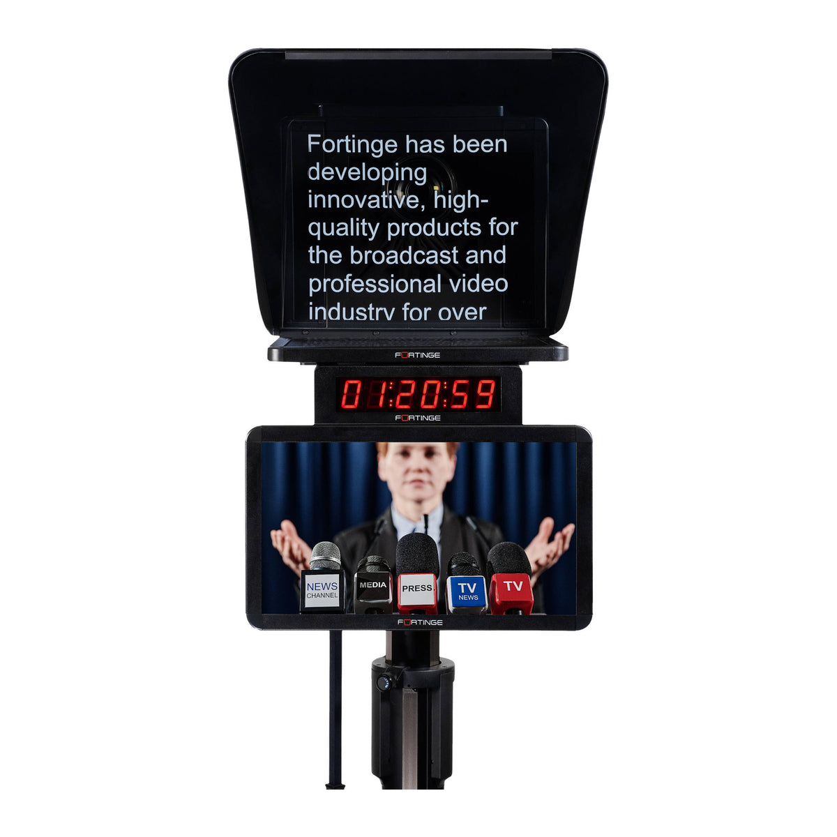 Fortinge ERA LITE 19-HB 19-Inch High-Bright Studio Teleprompter