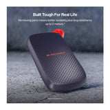 Sandisk Portable SSD V3 1TB External Solid State Drive with USB-C Connector and 1000MB/s Read Speed
