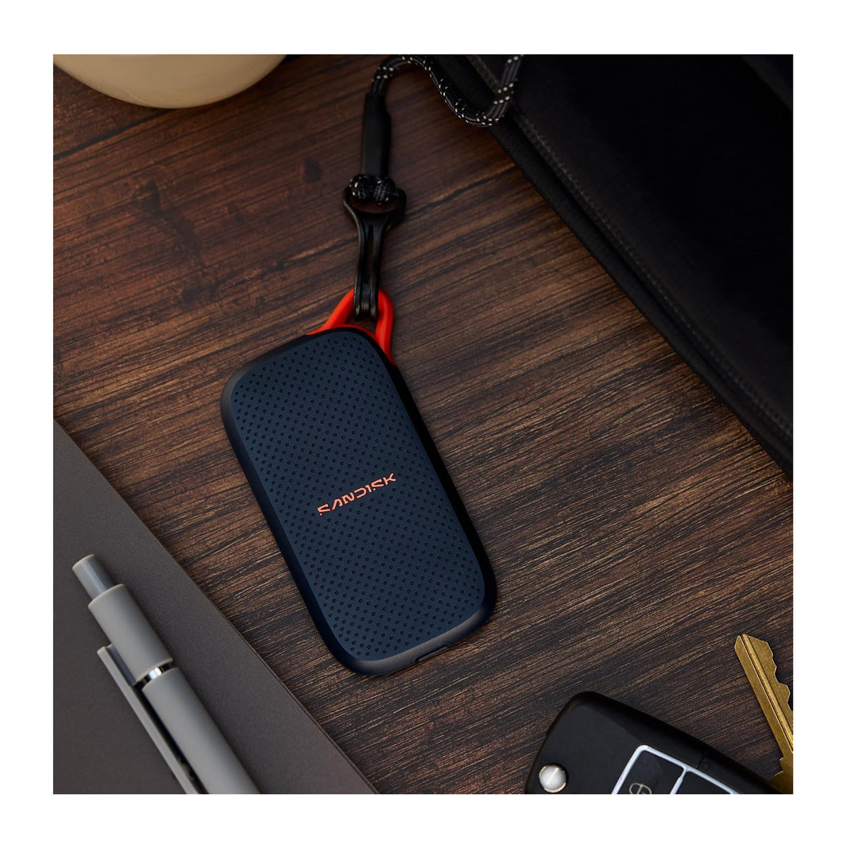Sandisk Portable SSD V3 1TB External Solid State Drive with USB-C Connector and 1000MB/s Read Speed