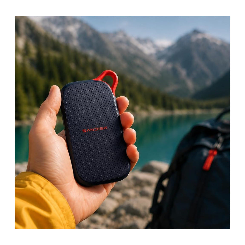 Sandisk Portable SSD V3 1TB External Solid State Drive with USB-C Connector and 1000MB/s Read Speed