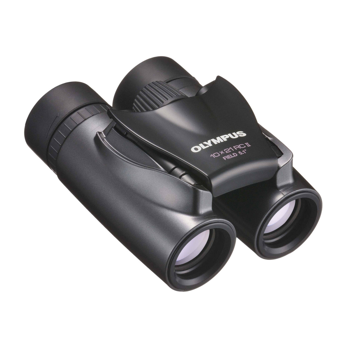 OM SYSTEM Roamer RC II 10x21 Compact Foldable Roof Prism Binoculars with 10x Magnification (Silver)