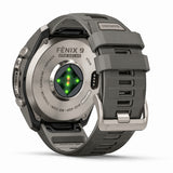 Garmin fēnix 9 Pro 51mm Solar inReach GPS Smartwatch (Pebble/Silver Gray) Bundle with Accessories