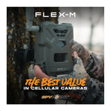Spypoint Flex-M 28MP 720p Water-Resistant Cellular Trail Camera with HD Video Recording (4-Pack)
