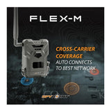 Spypoint Flex-M 28MP 720p Water-Resistant Cellular Trail Camera with HD Video Recording (4-Pack)