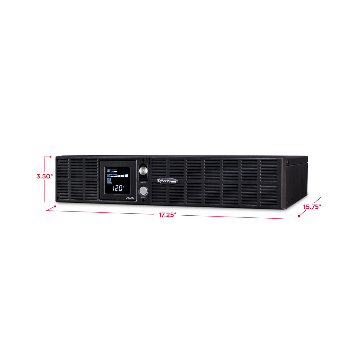 CyberPower OR2200LCDRT2U Smart App LCD 2000VA/1320W Line Interactive Rack Tower UPS