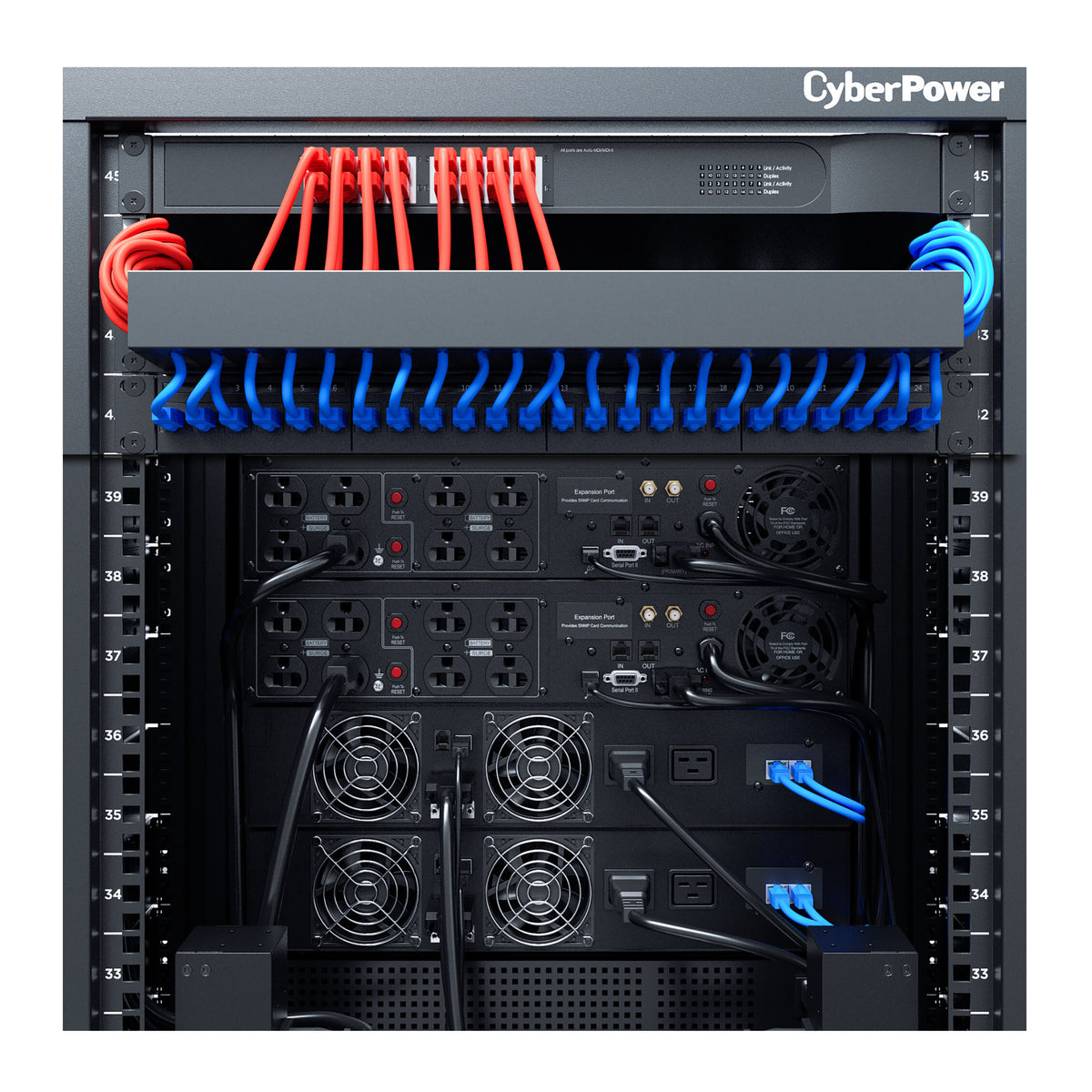 CyberPower OR2200LCDRT2U Smart App LCD 2000VA/1320W Line Interactive Rack Tower UPS