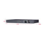 CyberPower PDU44001 1U Switched ATS Rackmount Power Distribution Unit with 10 Switchable Outlets