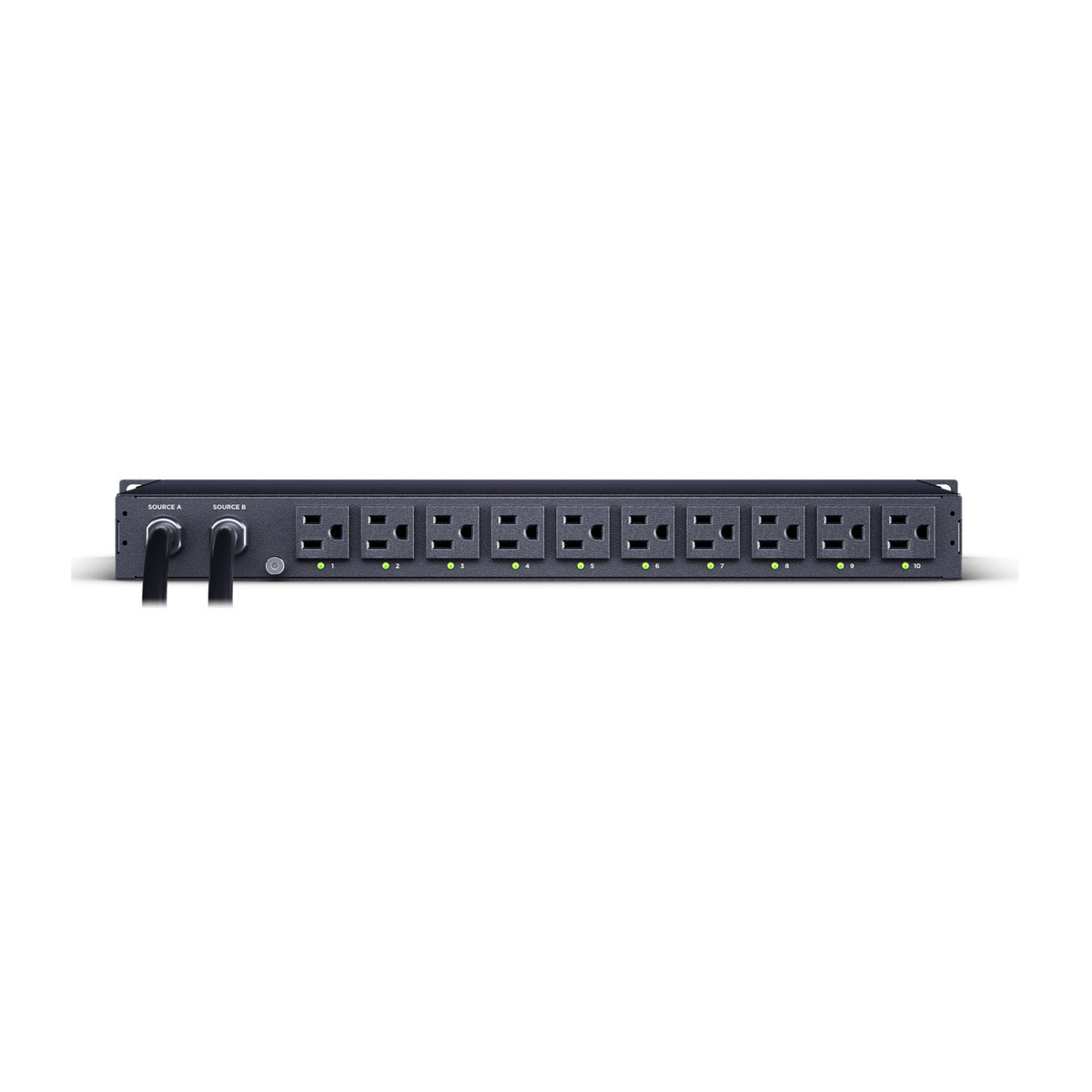 CyberPower PDU44001 1U Switched ATS Rackmount Power Distribution Unit with 10 Switchable Outlets