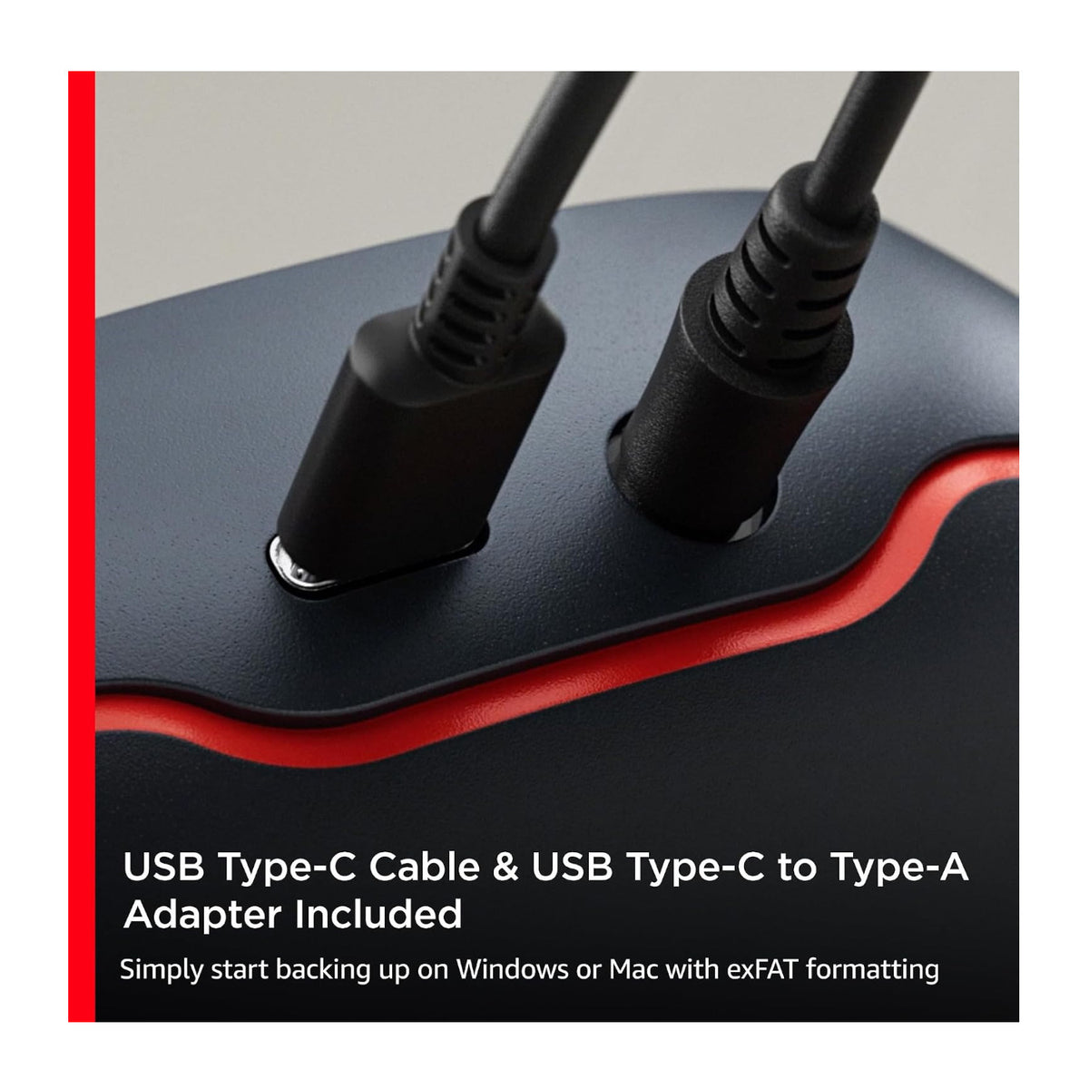 Sandisk Desk Drive 8TB USB-C 3.2 Gen 2 External Desktop Solid State Drive with 1000MB/s Read Speed
