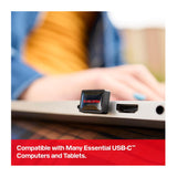 Sandisk Extreme Fit 1TB USB-C 3.2 Plug-and-Stay Low Profile Flash Drive with 400MB/s Read Speed