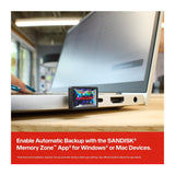 Sandisk Extreme Fit 512GB USB-C 3.2 Plug-and-Stay Low Profile Flash Drive with 400MB/s Read Speed