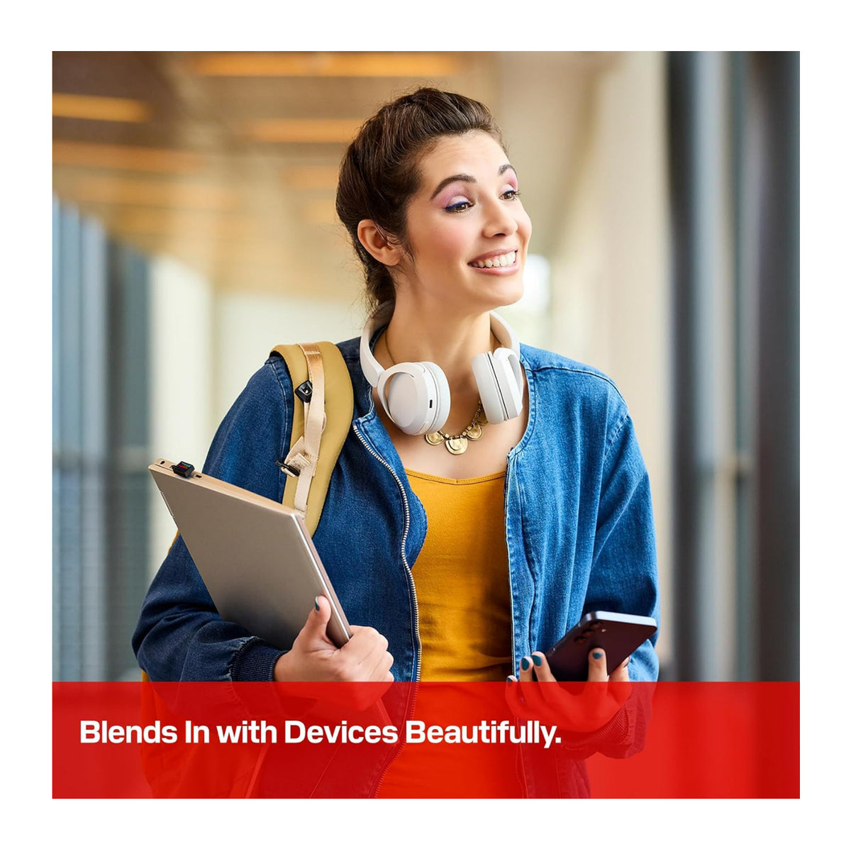 Sandisk Extreme Fit 512GB USB-C 3.2 Plug-and-Stay Low Profile Flash Drive with 400MB/s Read Speed